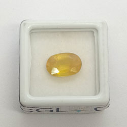 Yellow sapphire 2 carat